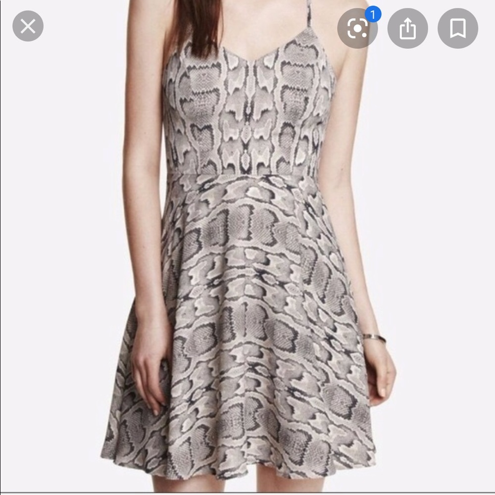 Express Snakeskin Mini Dress